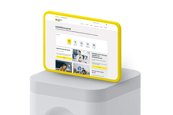 Kiemelt tartalom, Online banking made easy: myRaiffeisen Internet Banking provides fast, convenient, and secure access to your finances—anytime, anywhere.